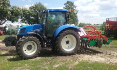 New Holland T6.120 + Agromasz