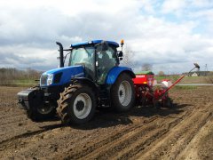 New holland t6.140 + gaspardo mte 6