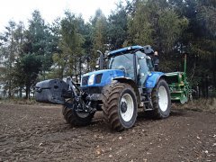 New Holland T6.165 & Amazone AD 3000 Special