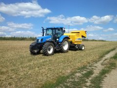 New Holland T6.175 & BR6090