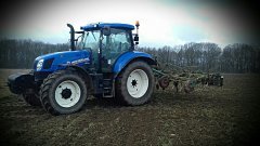 New Holland T6.175 + Fortschritt 5.20m