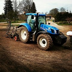 New Holland T6.175 + Fortschritt B231 - 5,20m