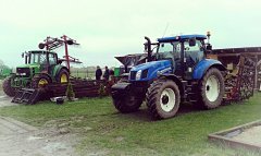 New Holland T6.175 & John Deere 6930