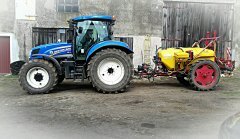 New Holland T6.175 + Unia Pilmet 1615