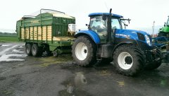 New Holland T7 200 i Krone AX 280 GD