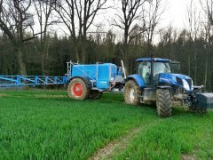 New Holland T7.185 \ Lemken Albatros 9/6000