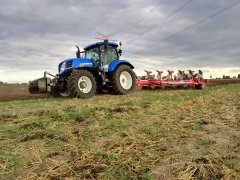 NEW HOLLAND T7.210 PC & POTTINGER SERVO NOVA 6.50 6K