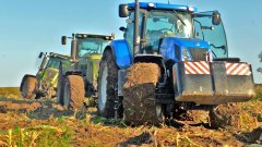 New Holland T7.220 & 2x Claas