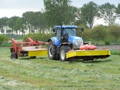 New Holland T7.220 & kosiarki Prottinger