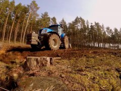 New Holland T7.270 & Rozdrabniacz FAE UMM/S/HP-225