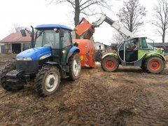 New Holland TD5020 & Claas