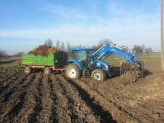 New Holland td5.75 + Pronar 6t