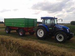 New Holland TD5.85 & Unia P-12