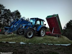 New Holland TL100 + Pronar T663/2