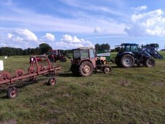 NH 5050+sipma z-279/1 & Ursus c-330+zgrabiarka & MTZ 82+Metal Fach z-577