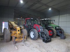 Valtra N92 + NH TM 165  + Sanderson 725