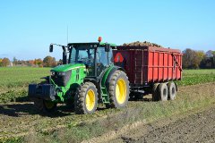 John Deere 6090 RC & Przyczepa Tandem 14t