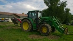 John Deere 6125M & Keverland Ecomat