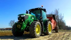 John Deere 6140R & Brochard Dragon 1500