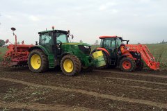 John Deere 6140R - Kuhn Logiseme M3000 - Kubota M7060