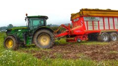 John Deere 6140R & Pottinger Europrofi Combiline 5010