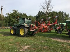 John Deere 6140r + vogel noot xm950