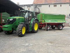 John Deere 6150M & Pronar PT612