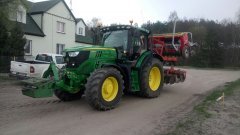 John Deere 6155R Agro-line Pottinger Vitasem 302