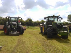 John Deere 6190R & Fendt 722 Vario