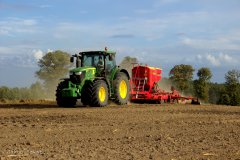 John Deere 6190R & VADERSTAD Rapid A 400 S