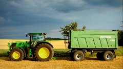 John Deere 6210R + Brantner