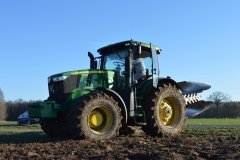 John Deere 7200R & Kverneland