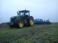 John Deere 7215r Lemken Rubin 9