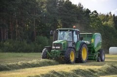 John Deere 6230 & McHale F5400c