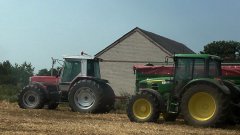 John Deere 6230 & MF 3095