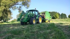 John Deere 6430 i John Deere 592