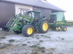 John Deere 6430 i John Deere 592