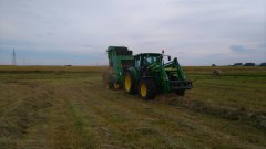 John Deere 6430 i John Deere 592