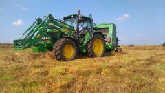 John Deere 6430 i John Deere 592