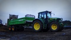 John Deere 6430 Premium + Rozrzutnik Joskin Ferti-Cap 11t