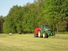 John Deere 6630 i Case IH RB 344
