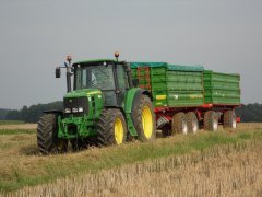 John Deere 6630 i Pronar PT 512 + Warfama T 670