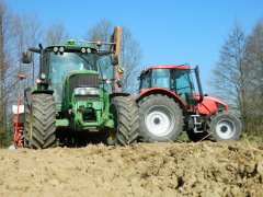 John Deere 6630 Premium & Zetor Forterra 135 16V