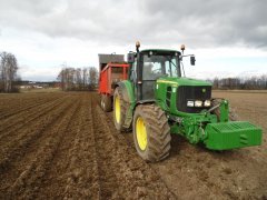 John Deere 6630 z Ursusem N-270