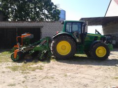 John Deere 6830 Premium + AMAZONE Catros+ 3501 & GreenDrill