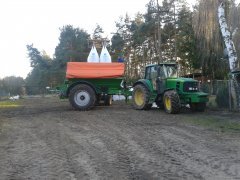 John Deere 6930 & Amazone ZG-B 5500