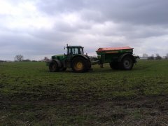 John Deere 6930 & Amazone ZG-B 5500