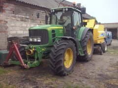 John Deere 6930P & New Holland BR560