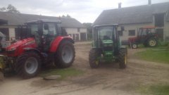 John Deere 5075 E  & Massey Ferguson 5612