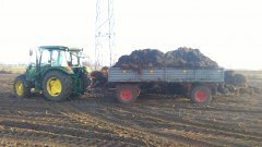 John Deere 5075 E & przyczepa KRONE